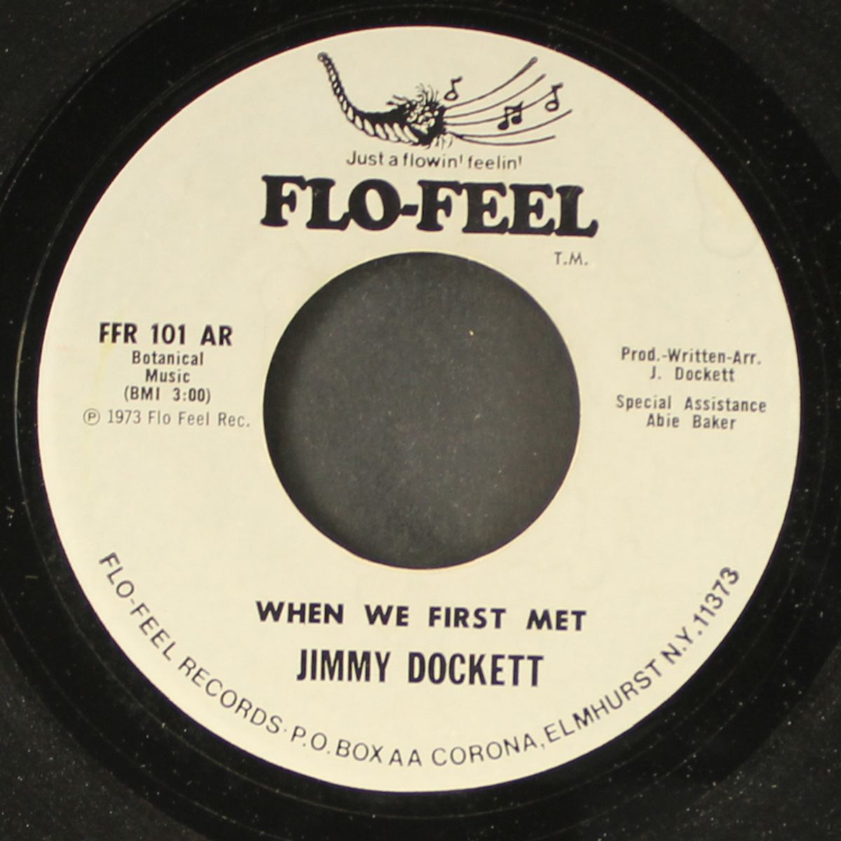 count your blessings and move on / when we first met by JIMMY DOCKETT