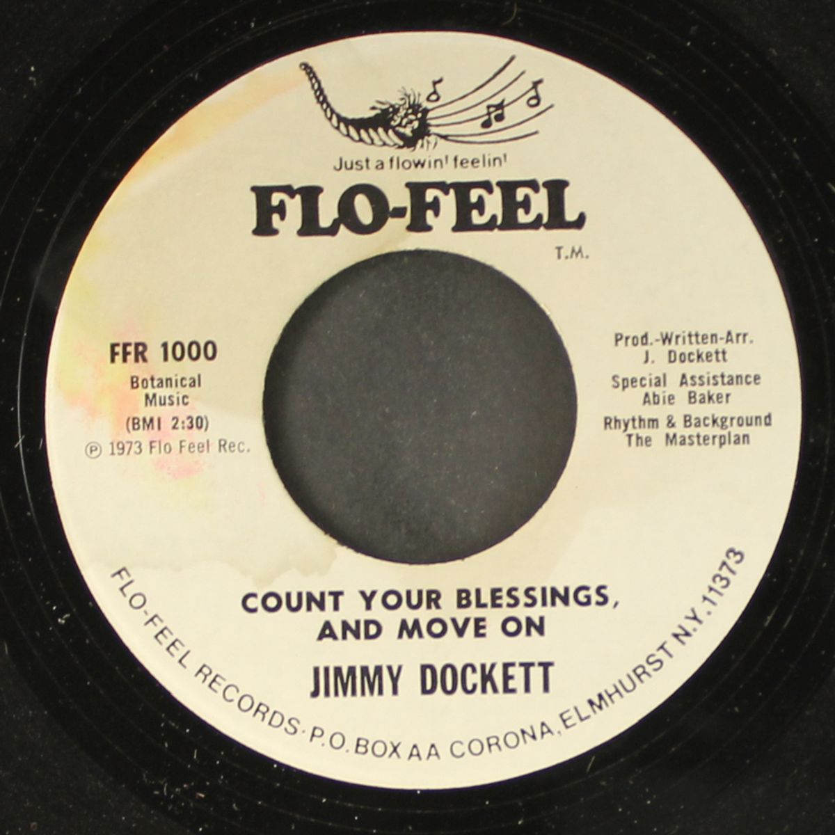 count your blessings and move on / when we first met by JIMMY DOCKETT