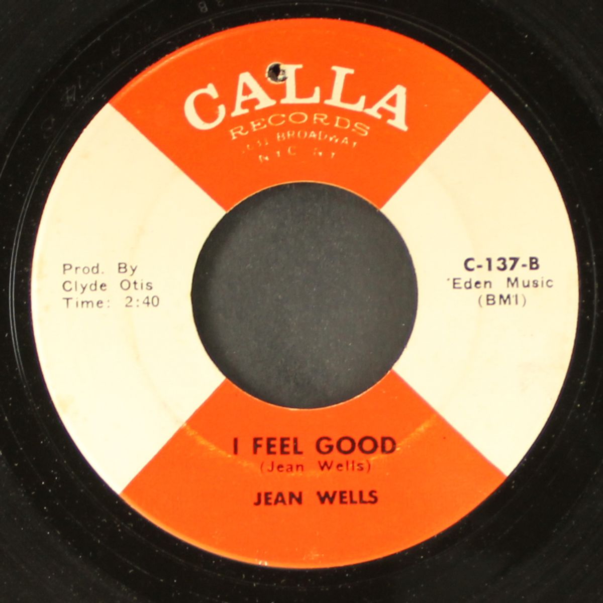 i'm in your corner / i feel good by JEAN WELLS