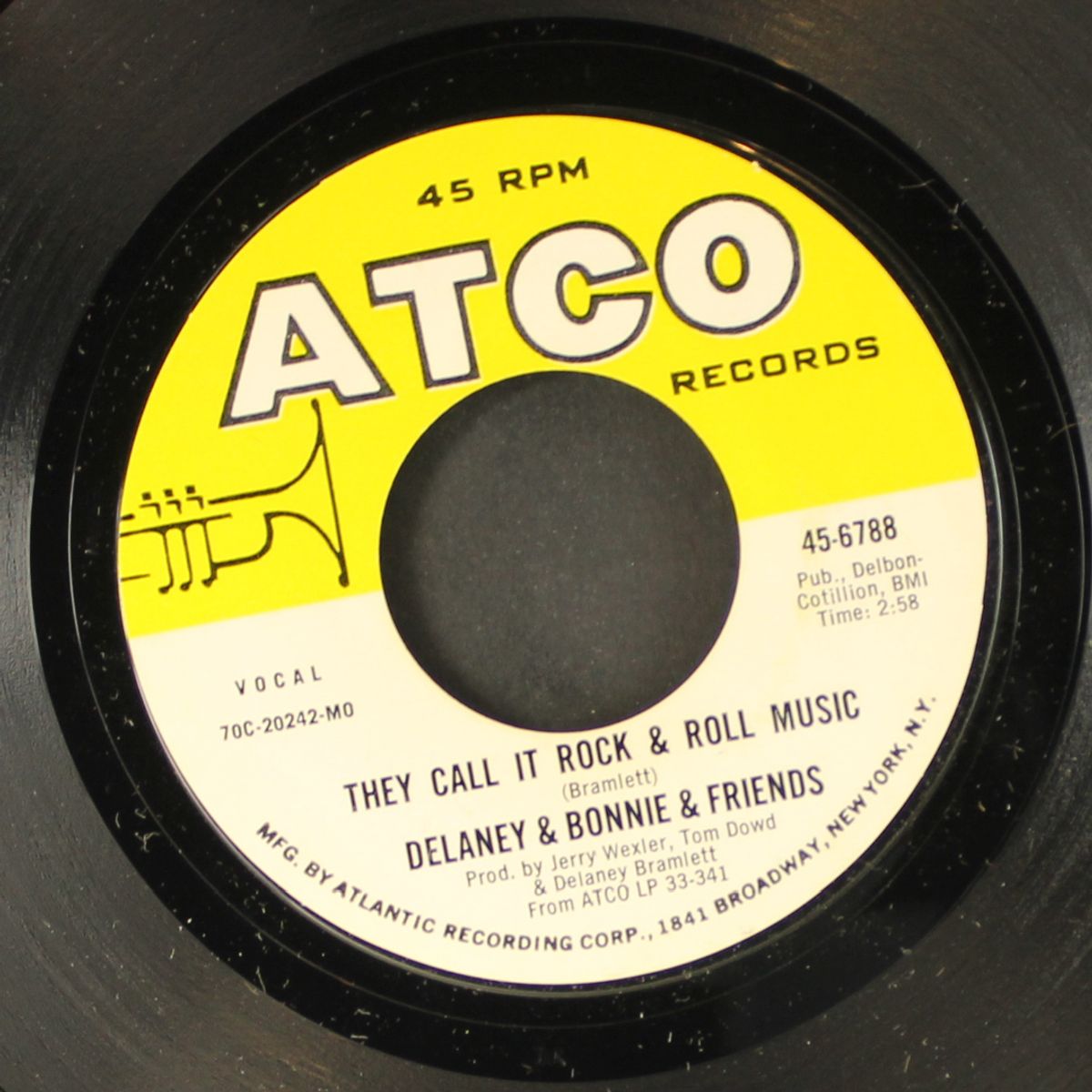 lay down my burden / they call it rock & roll music by DELANEY & BONNIE & FRIENDS