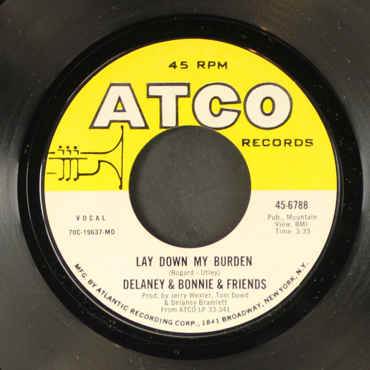 lay down my burden / they call it rock & roll music by DELANEY & BONNIE & FRIENDS