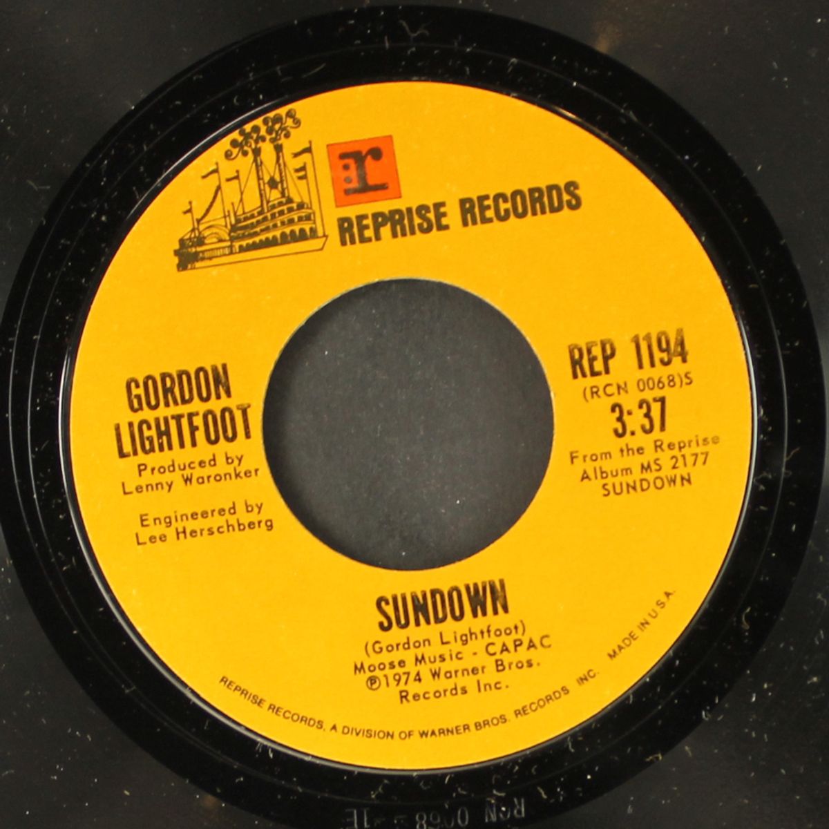 sundown / too late for prayin' by GORDON LIGHTFOOT