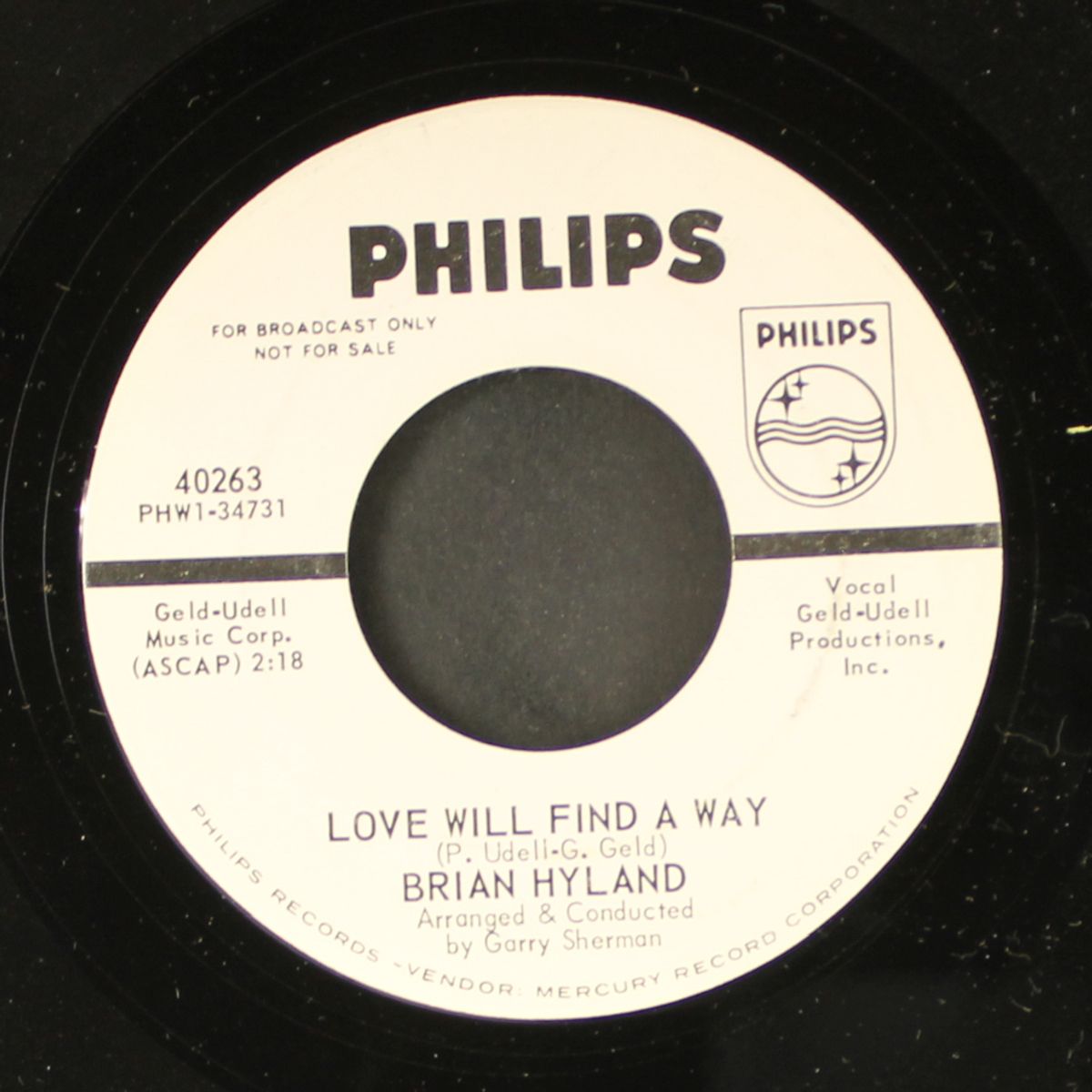 he don't understand you by BRIAN HYLAND