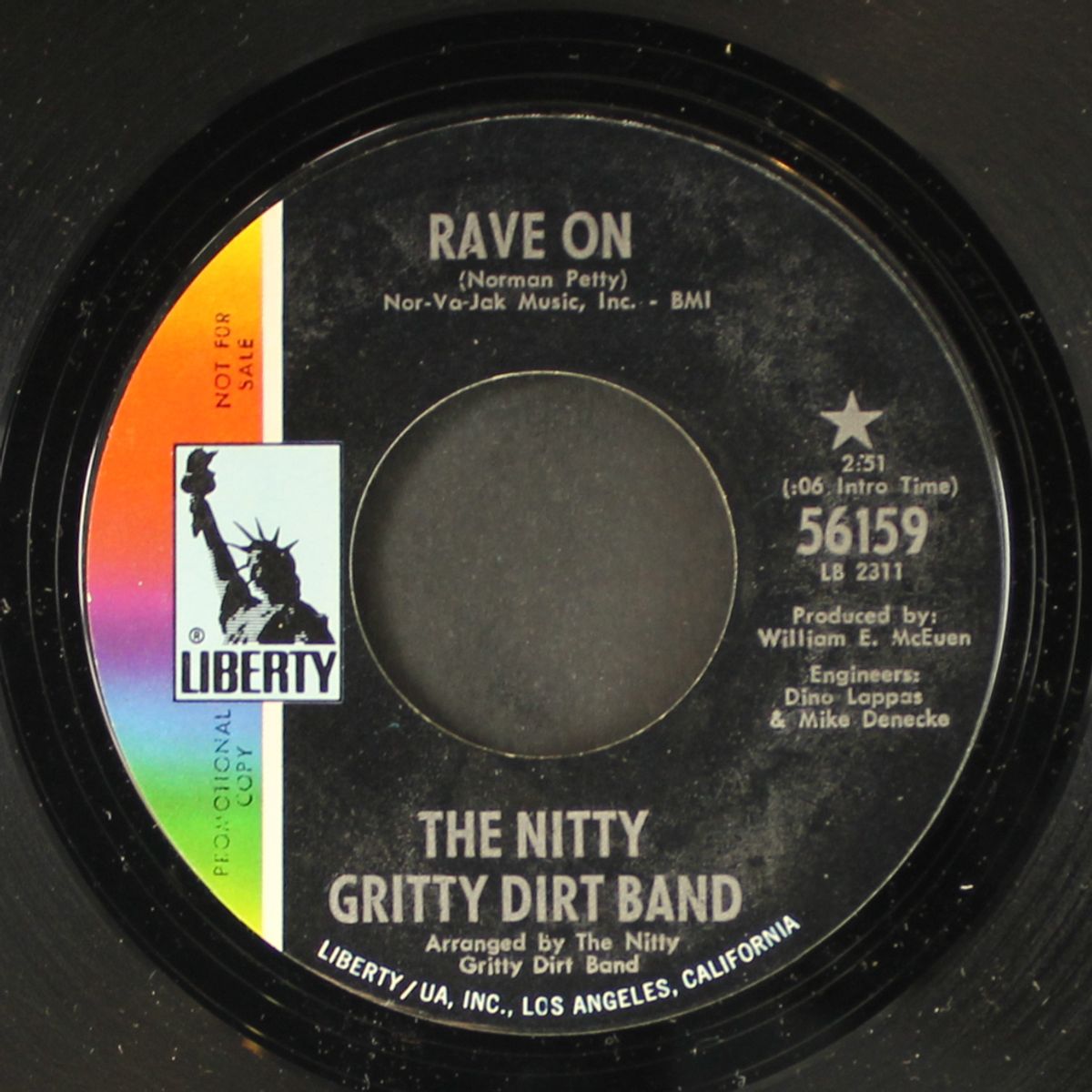 rave on / the cure by NITTY GRITTY DIRT BAND