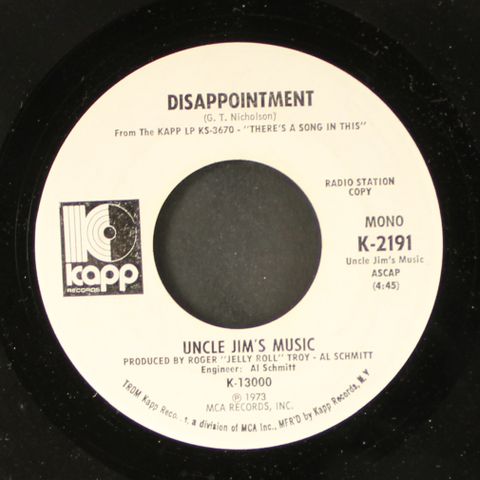 UNCLE JIM'S MUSIC