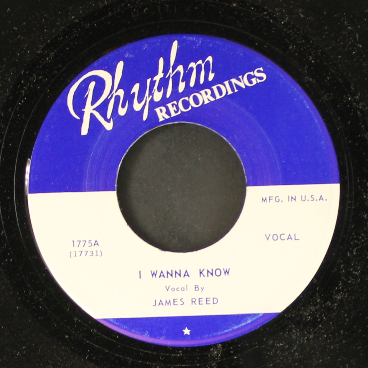 i wanna know / tin pan alley by JAMES REED
