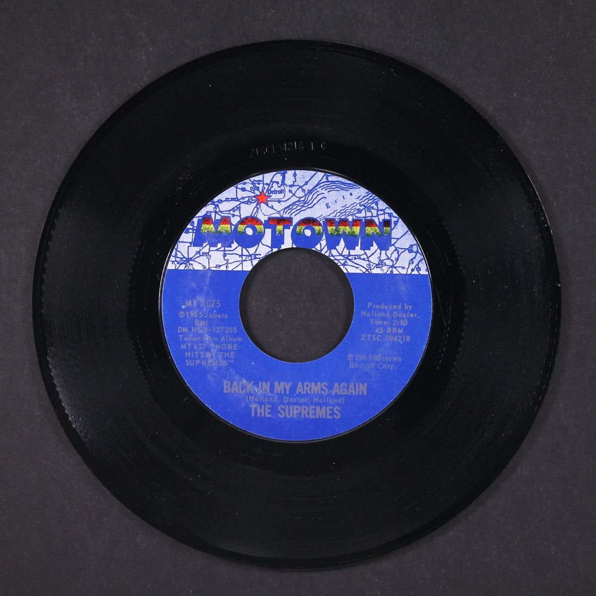 back in my arms again / whisper you love me boy by SUPREMES