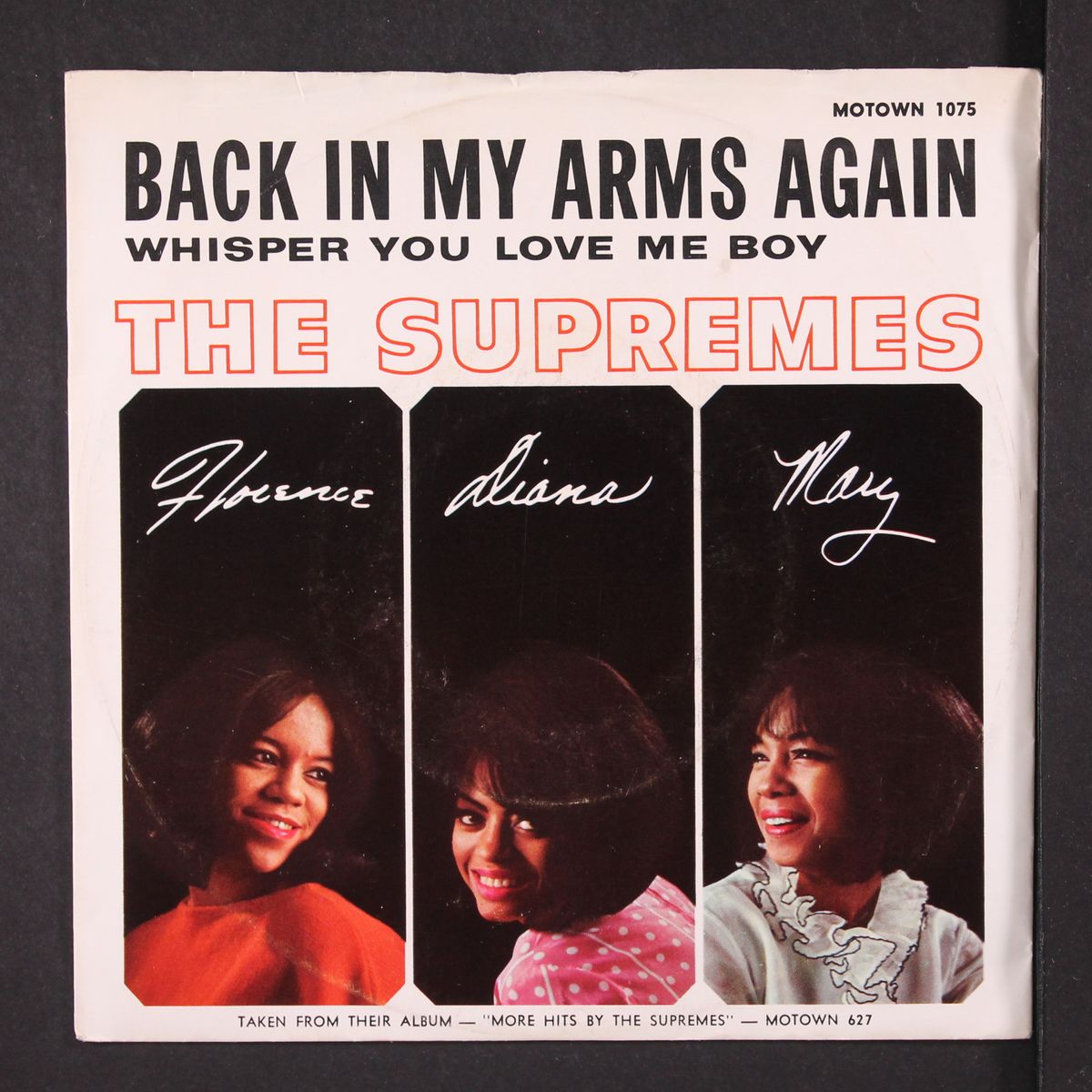 back in my arms again / whisper you love me boy by SUPREMES