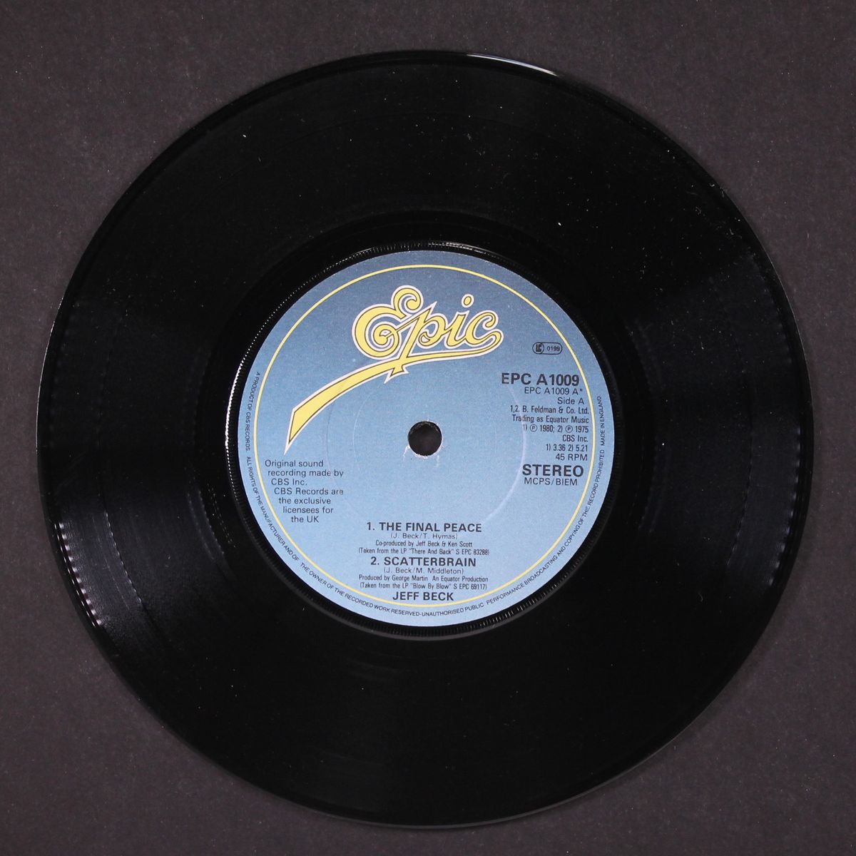 the final peace +3 by JEFF BECK