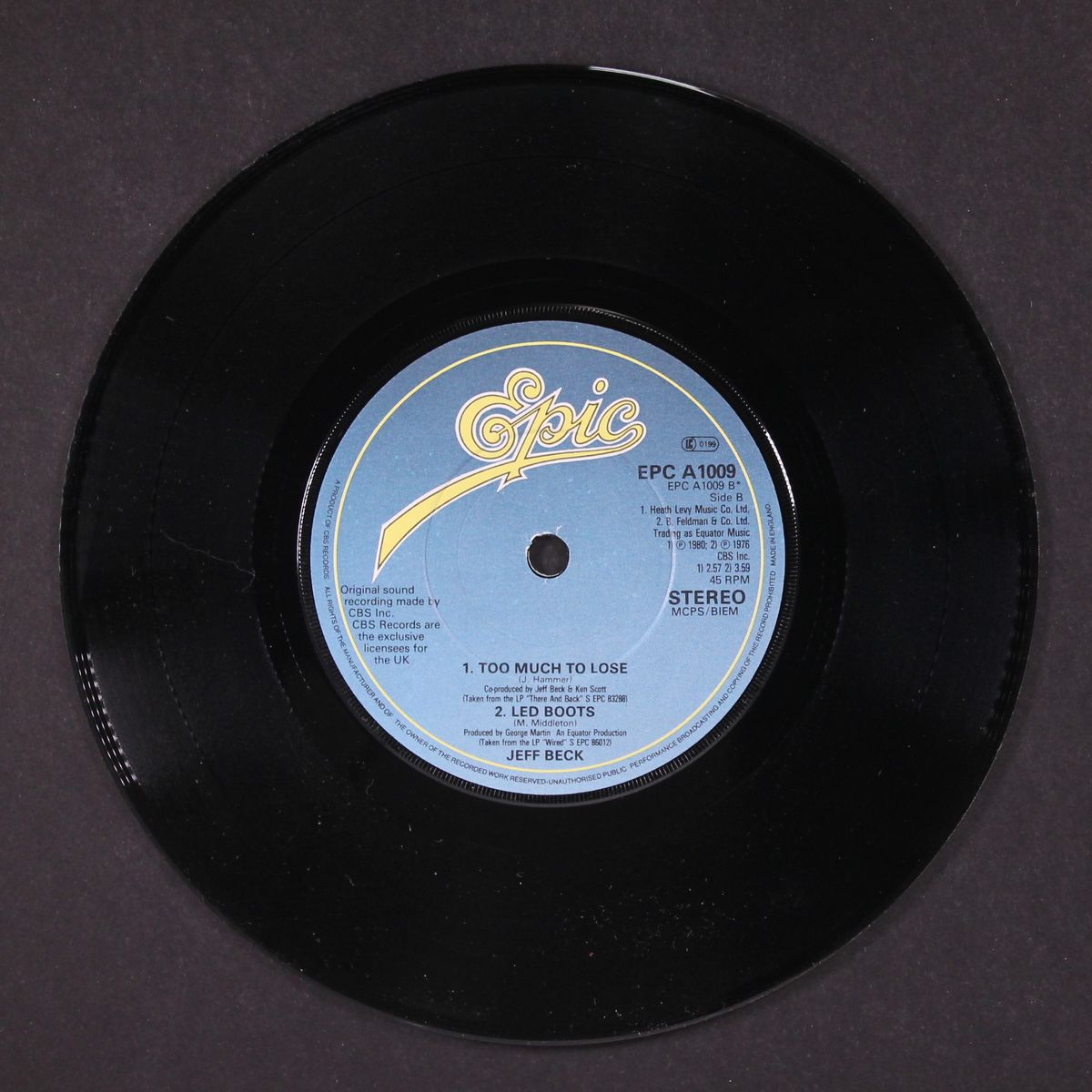 the final peace +3 by JEFF BECK