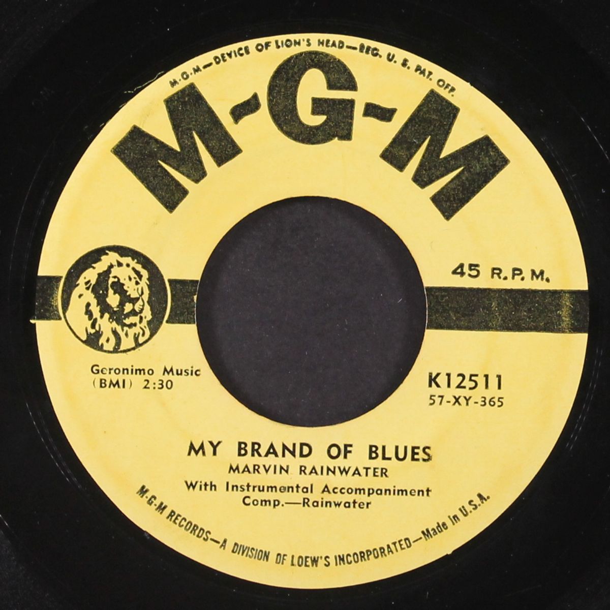 my brand of blues by MARVIN RAINWATER