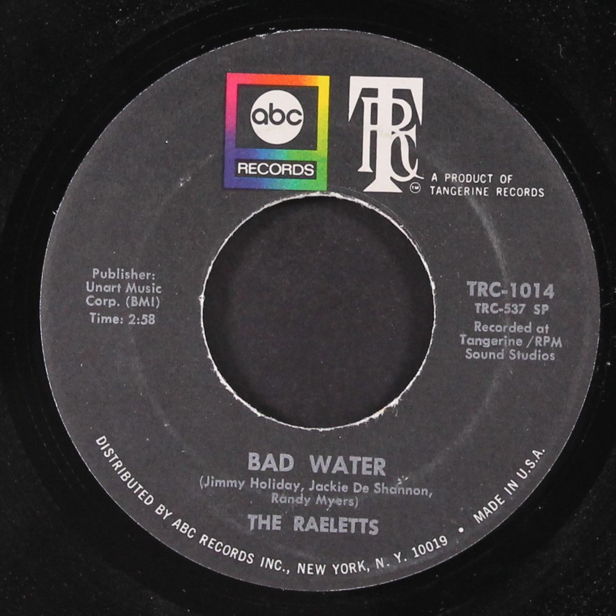 bad water / that goes to show you by RAELETTS