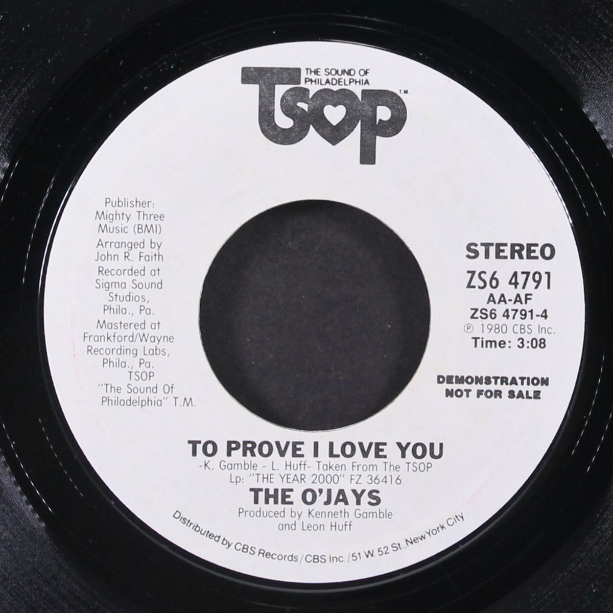 to prove i love you / once is not enough by O'JAYS