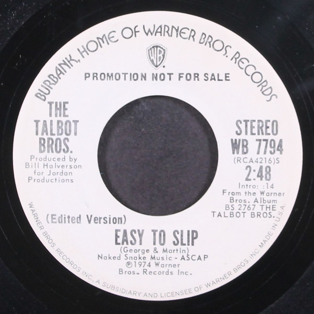 easy to slip / mono by TALBOT BROTHERS