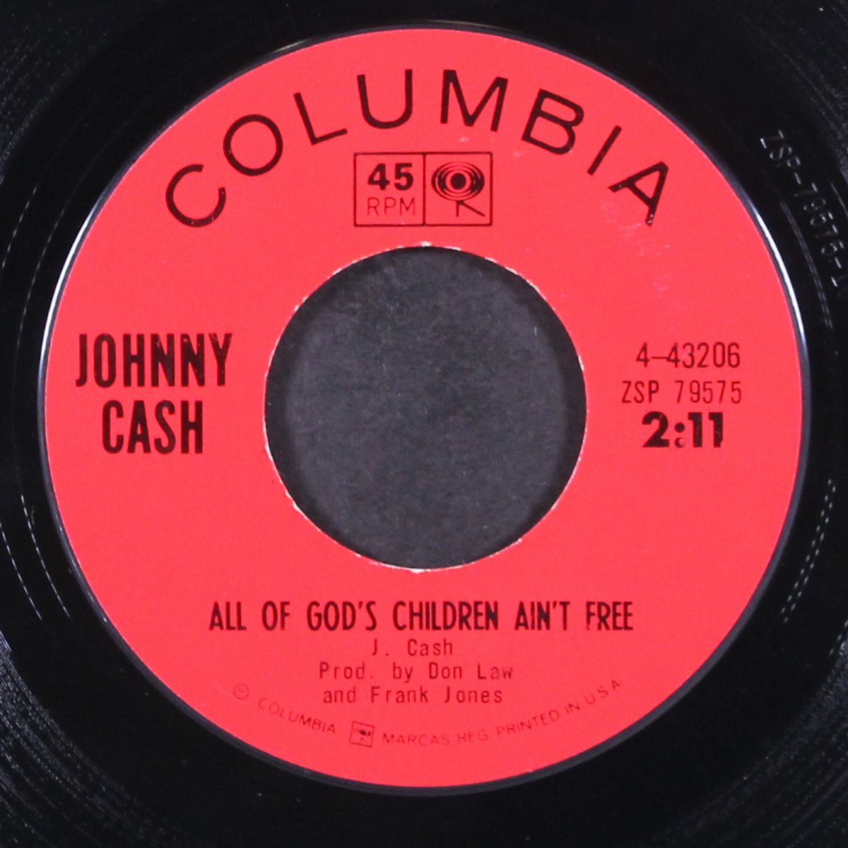orange blossom special / all of god's children ain't free by JOHNNY CASH