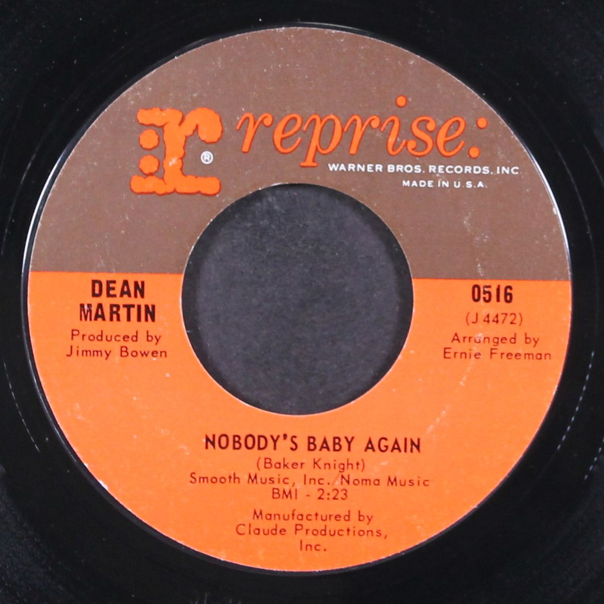 nobody's baby again / it just happened that way by DEAN MARTIN
