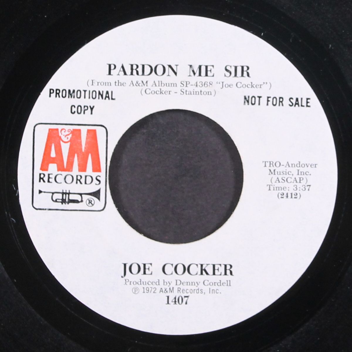 pardon me sir / st. james infirmary blues by JOE COCKER