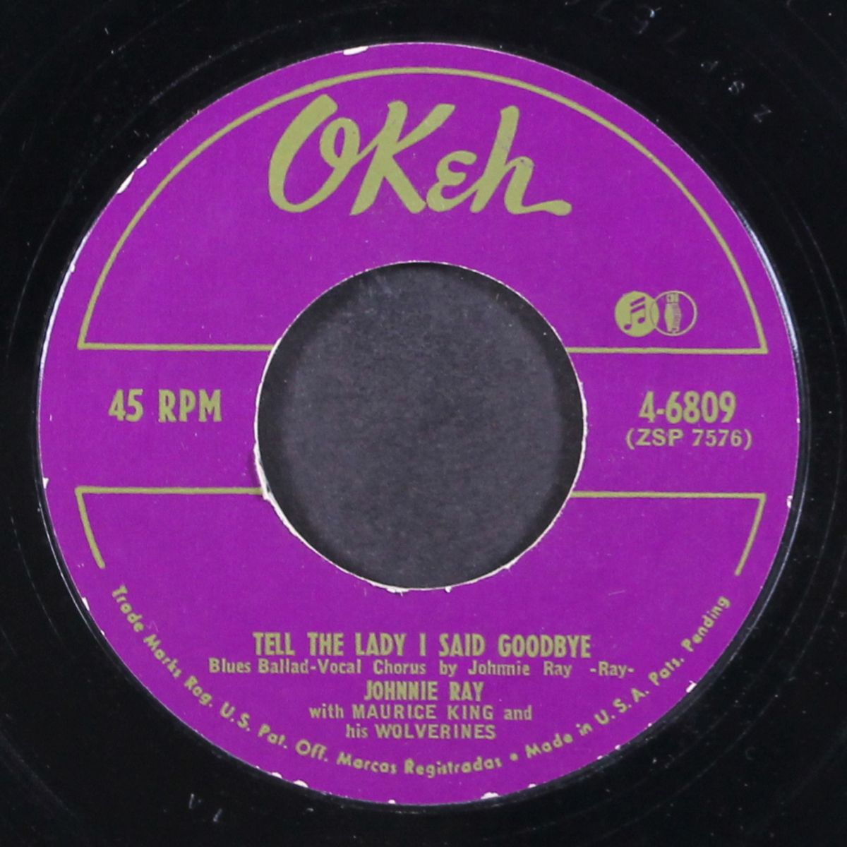 whiskey and gin / tell the lady i said goodbye by JOHNNIE RAY