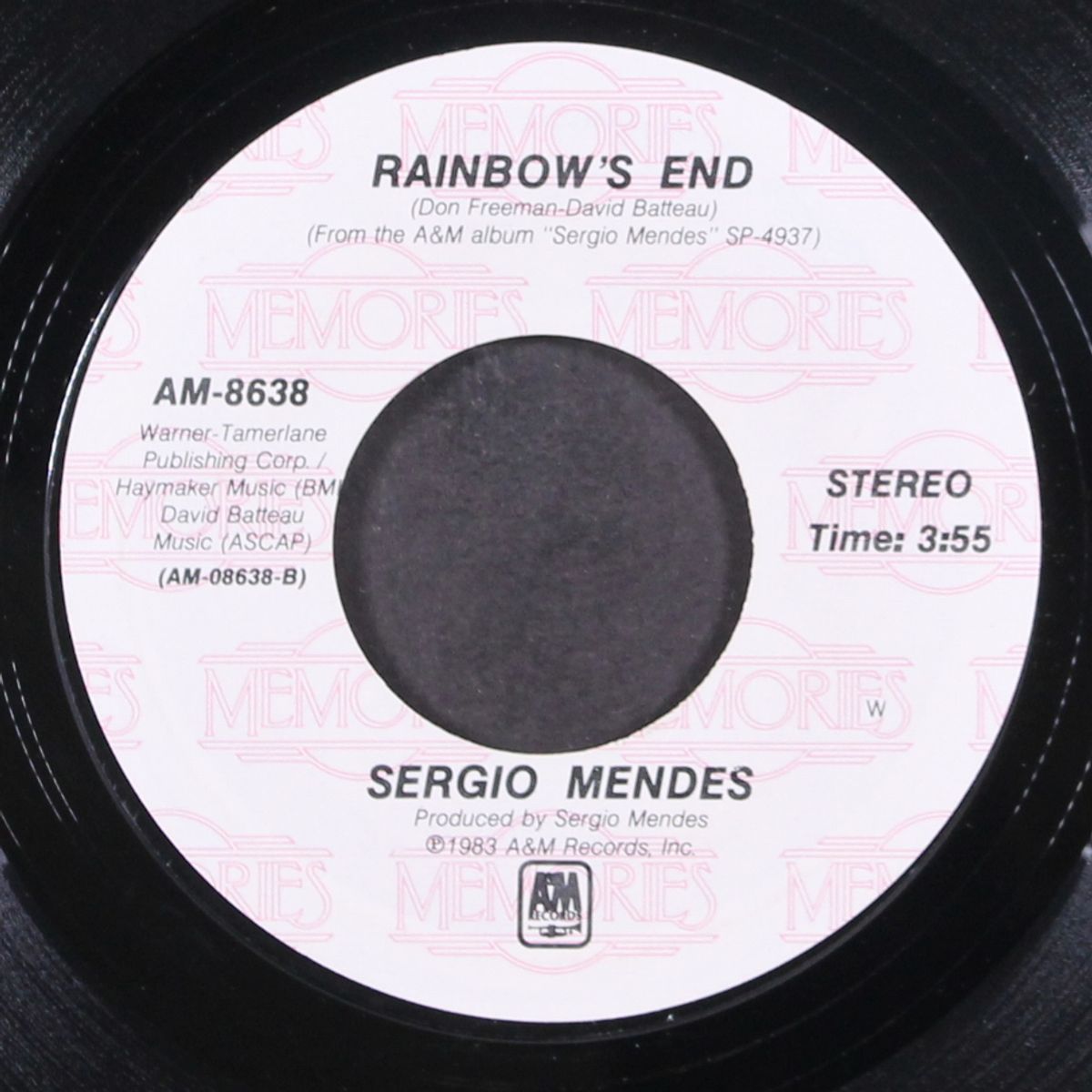 never gonna let you go / rainbow's end by SERGIO MENDES