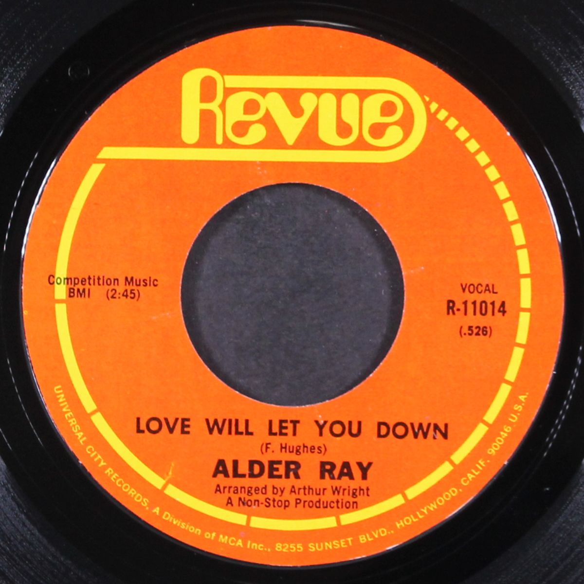 run, baby, run / love will let you down by ALDER RAY