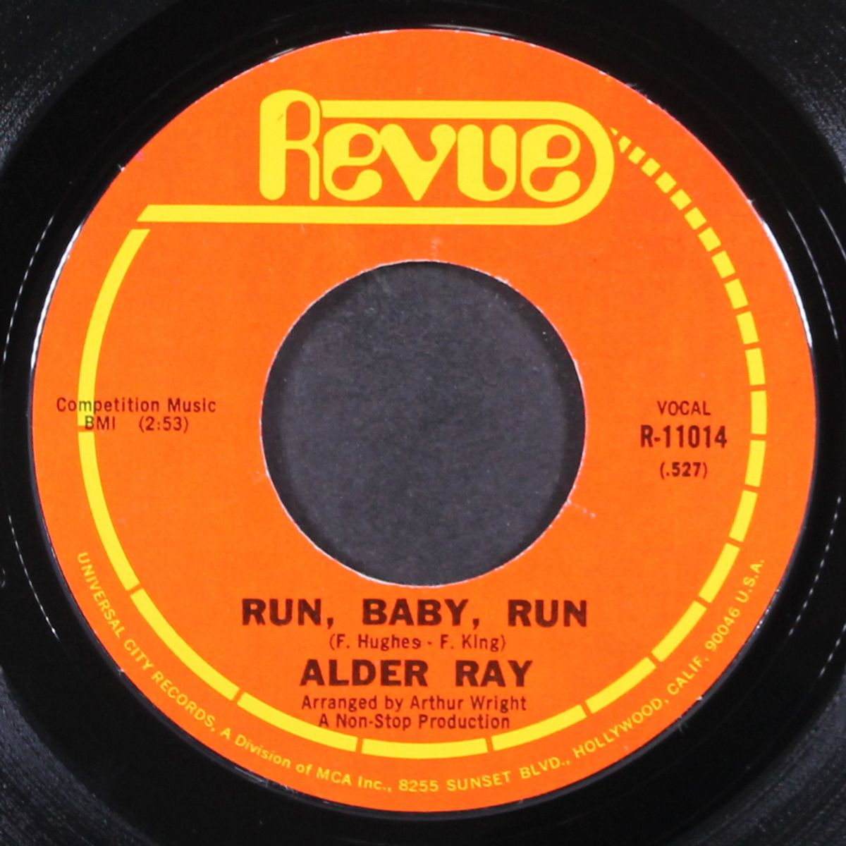 run, baby, run / love will let you down by ALDER RAY
