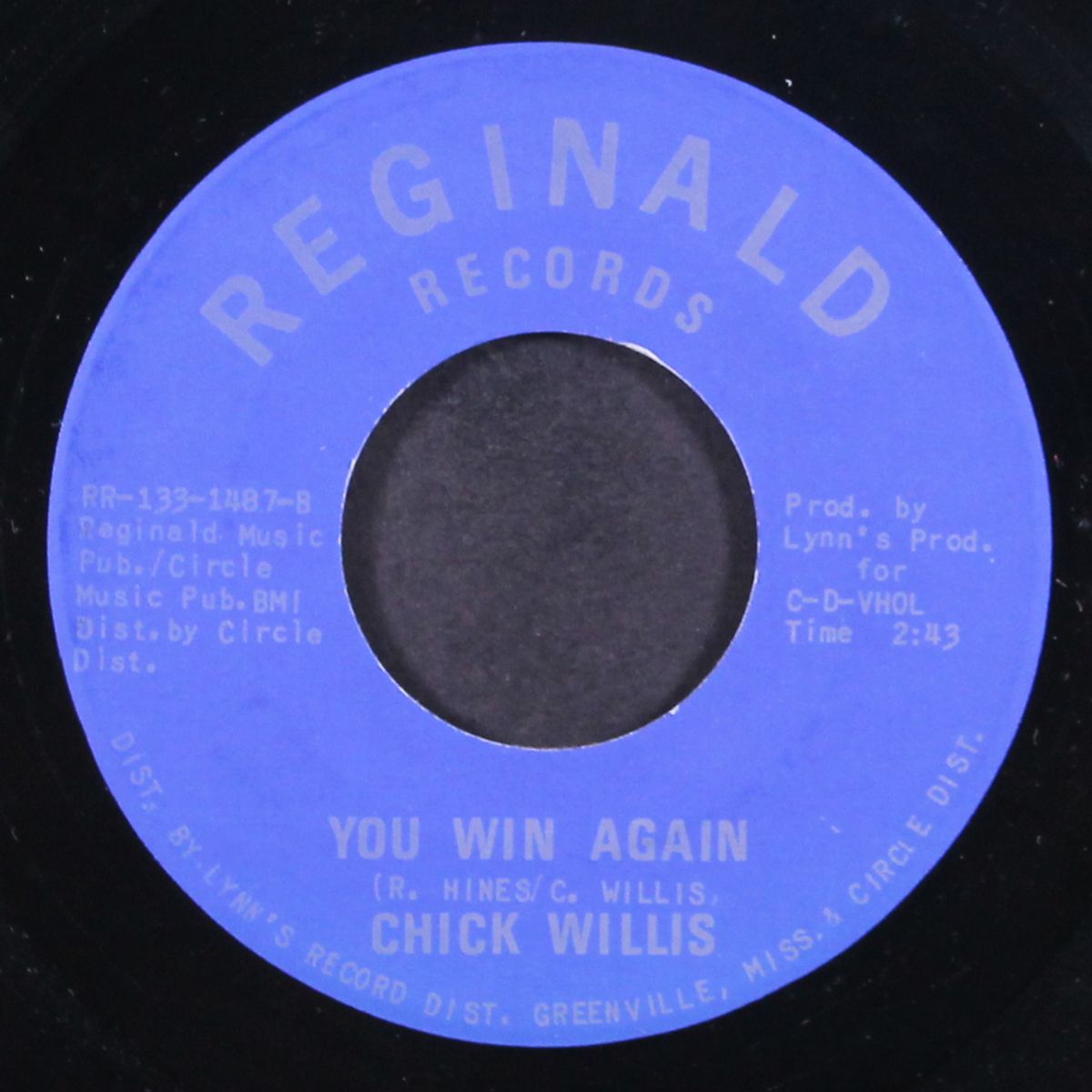mr. moon man i've come to bring you some food / you win again by CHICK WILLIS
