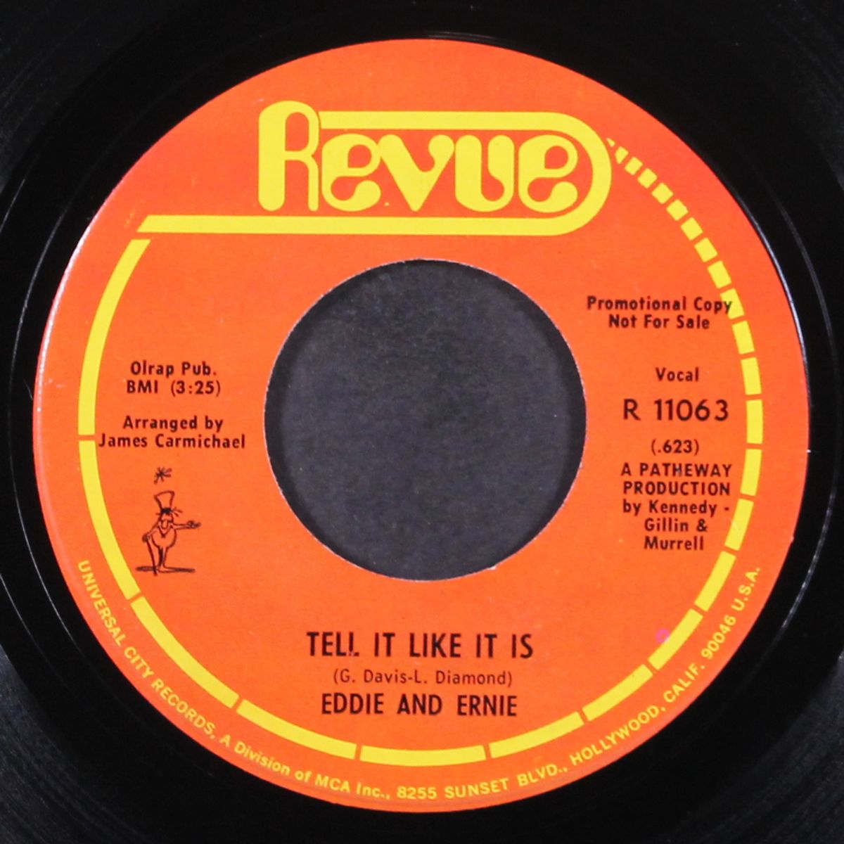 you give me love to go on / tell it like it is by EDDIE & ERNIE