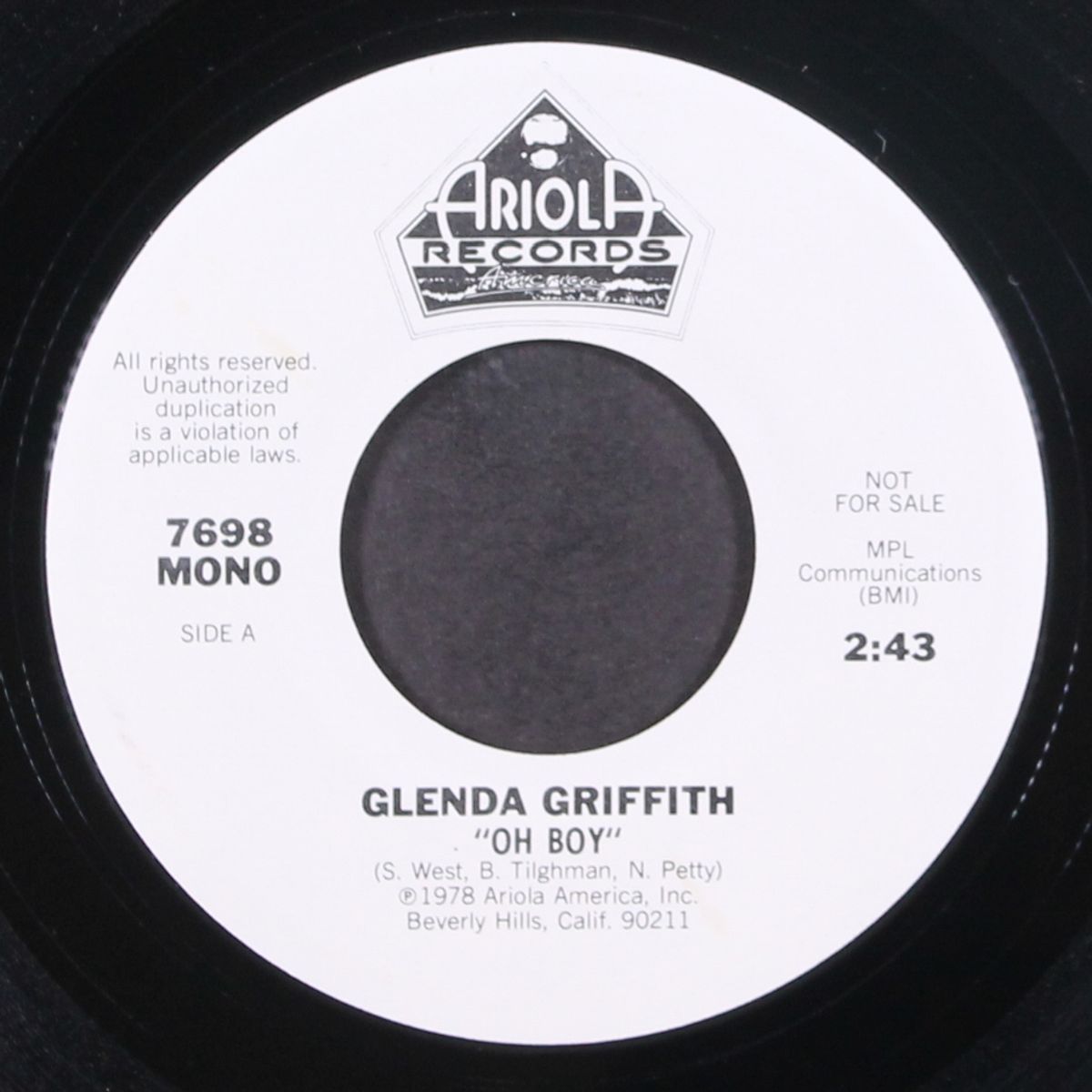 oh boy by GLENDA GRIFFITH