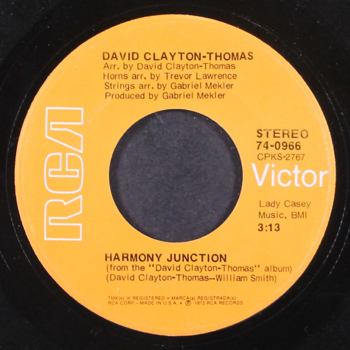 hernando's hideaway / harmony junction by DAVID CLAYTON-THOMAS