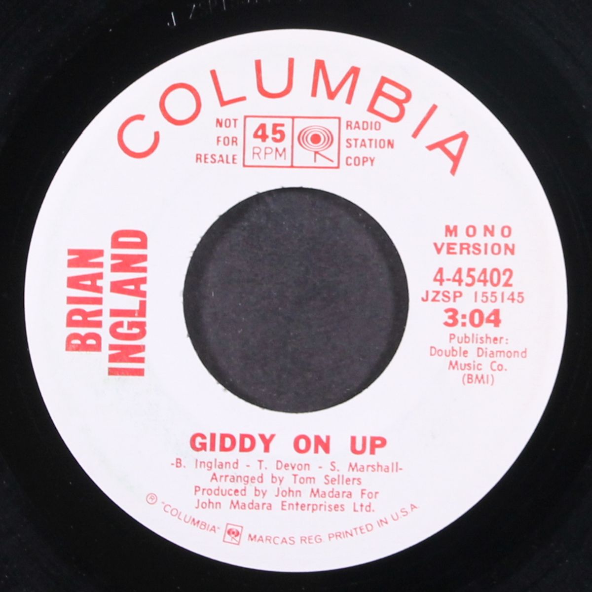 giddy on up by BRIAN INGLAND