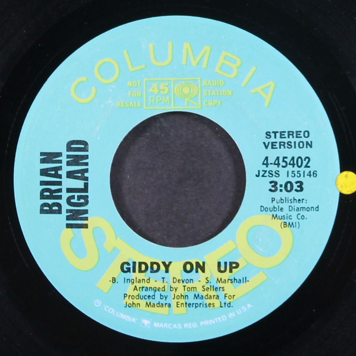 giddy on up by BRIAN INGLAND
