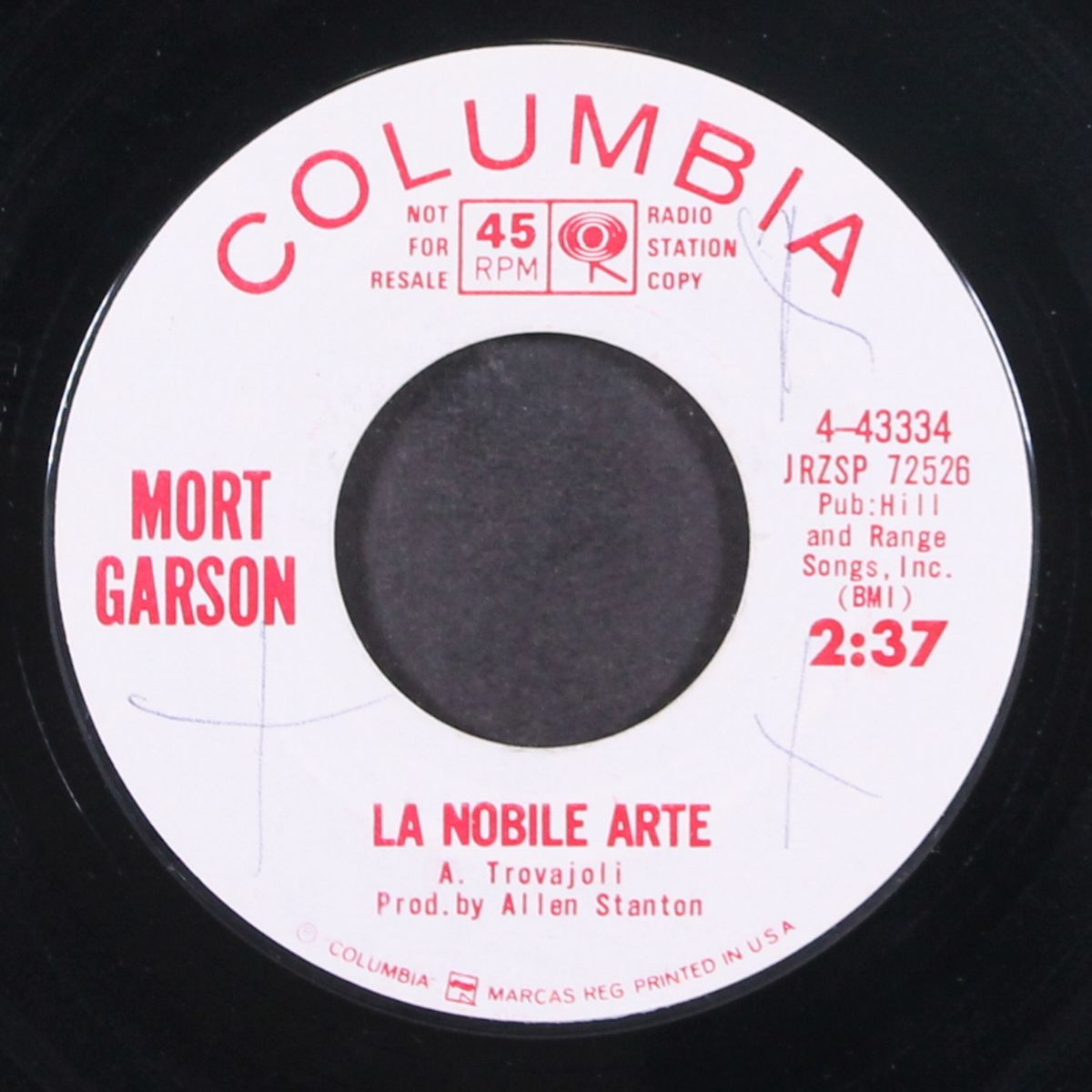 allison / la nobile arte by MORT GARSON