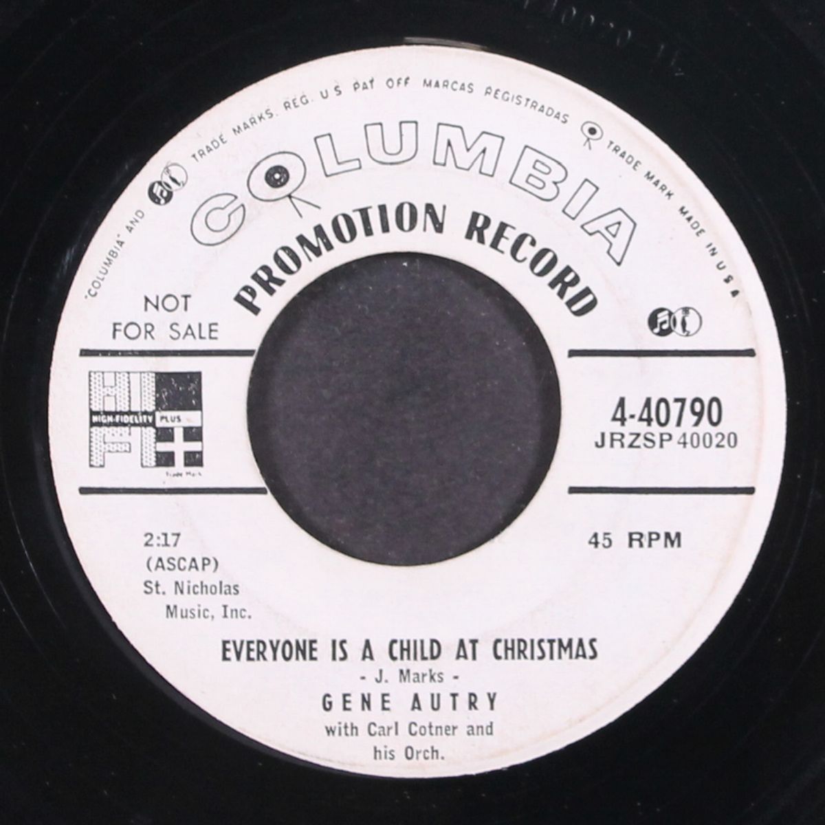 everyone is a child at christmas by GENE AUTRY