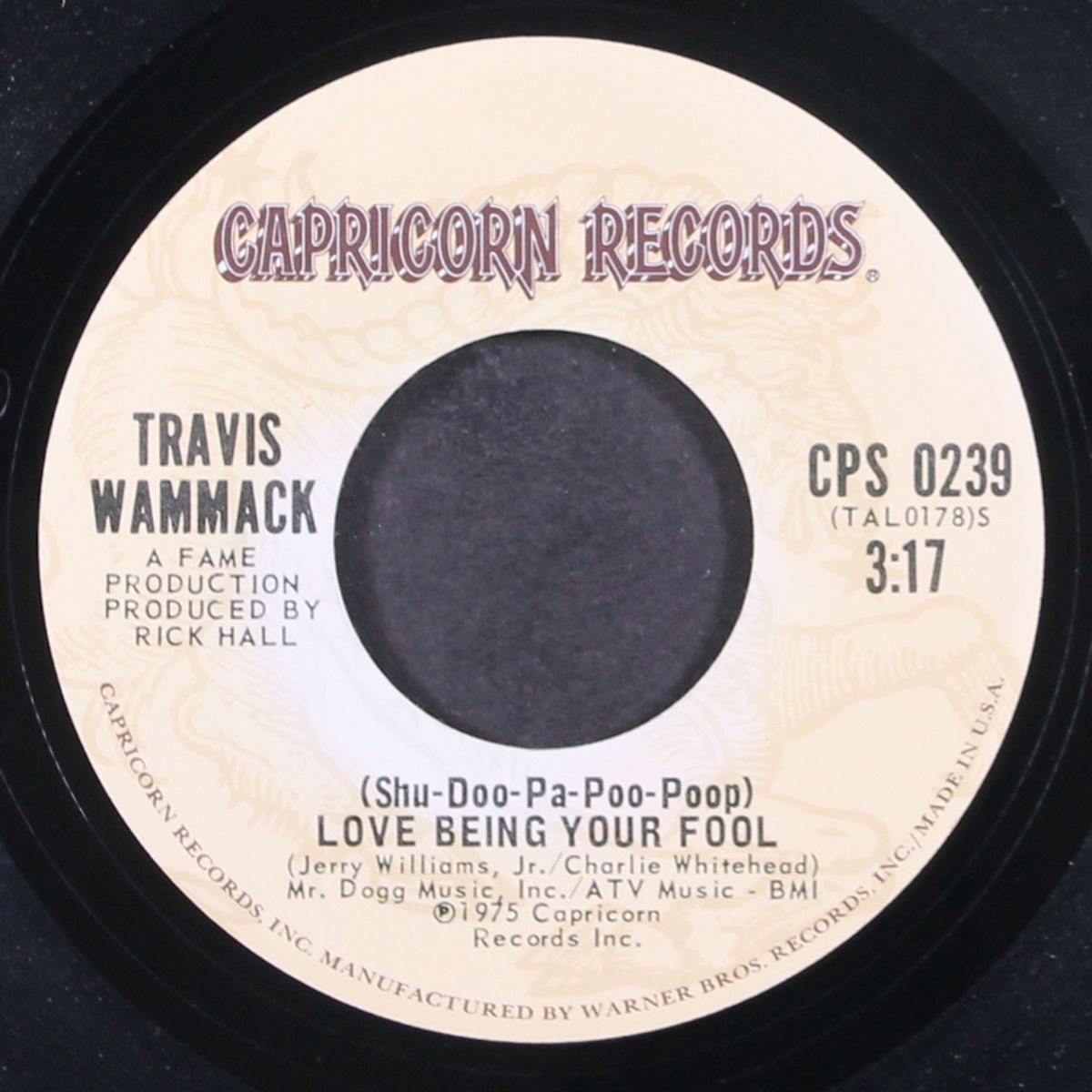 love being your fool / shotgun woman by TRAVIS WAMMACK