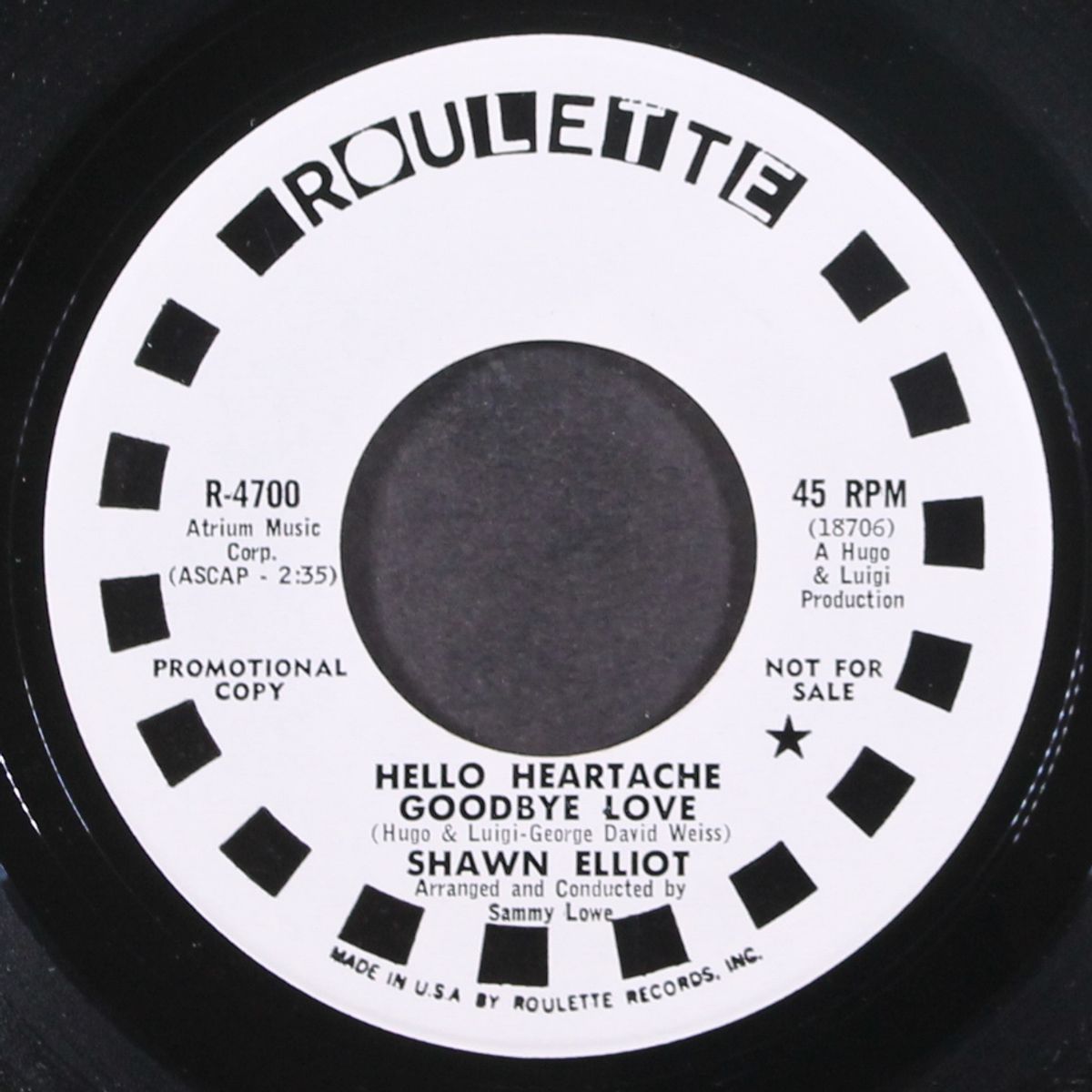 the sidewinder / hello heartache, goodbye love by SHAWN ELLIOTT
