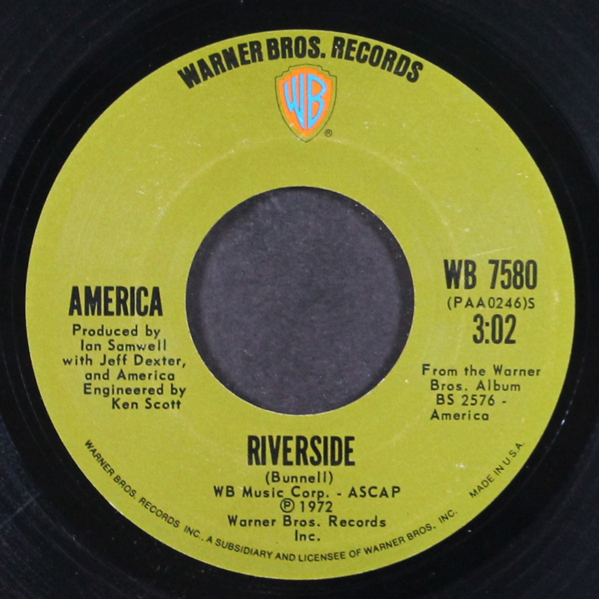 i need you / riverside by AMERICA