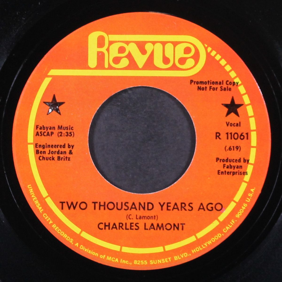 two thousand years ago by CHARLES LAMONT