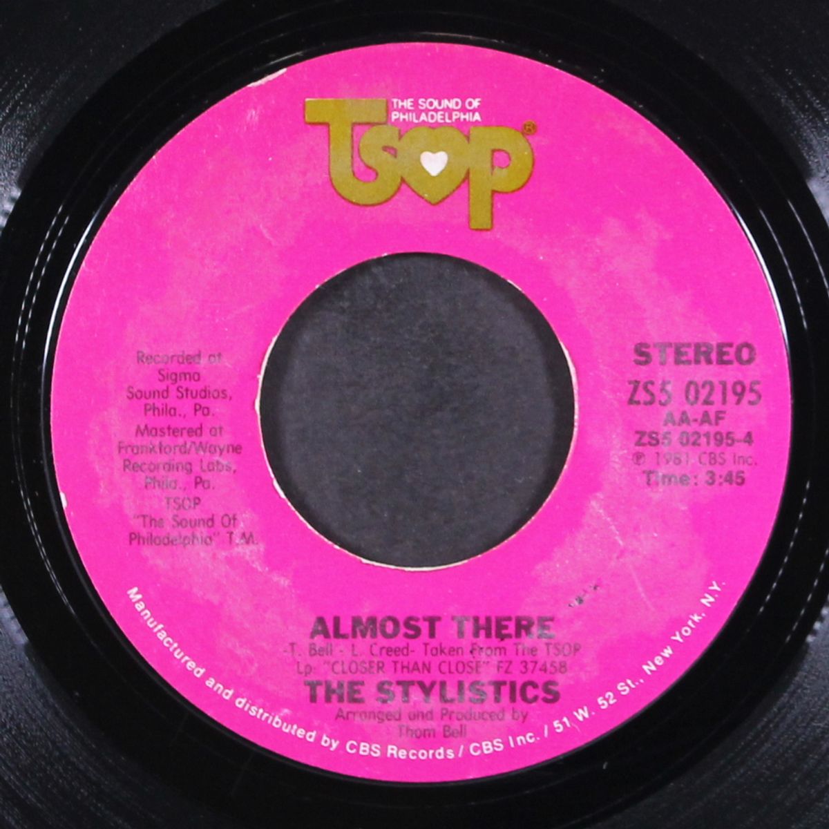 what's your name? / almost there by STYLISTICS