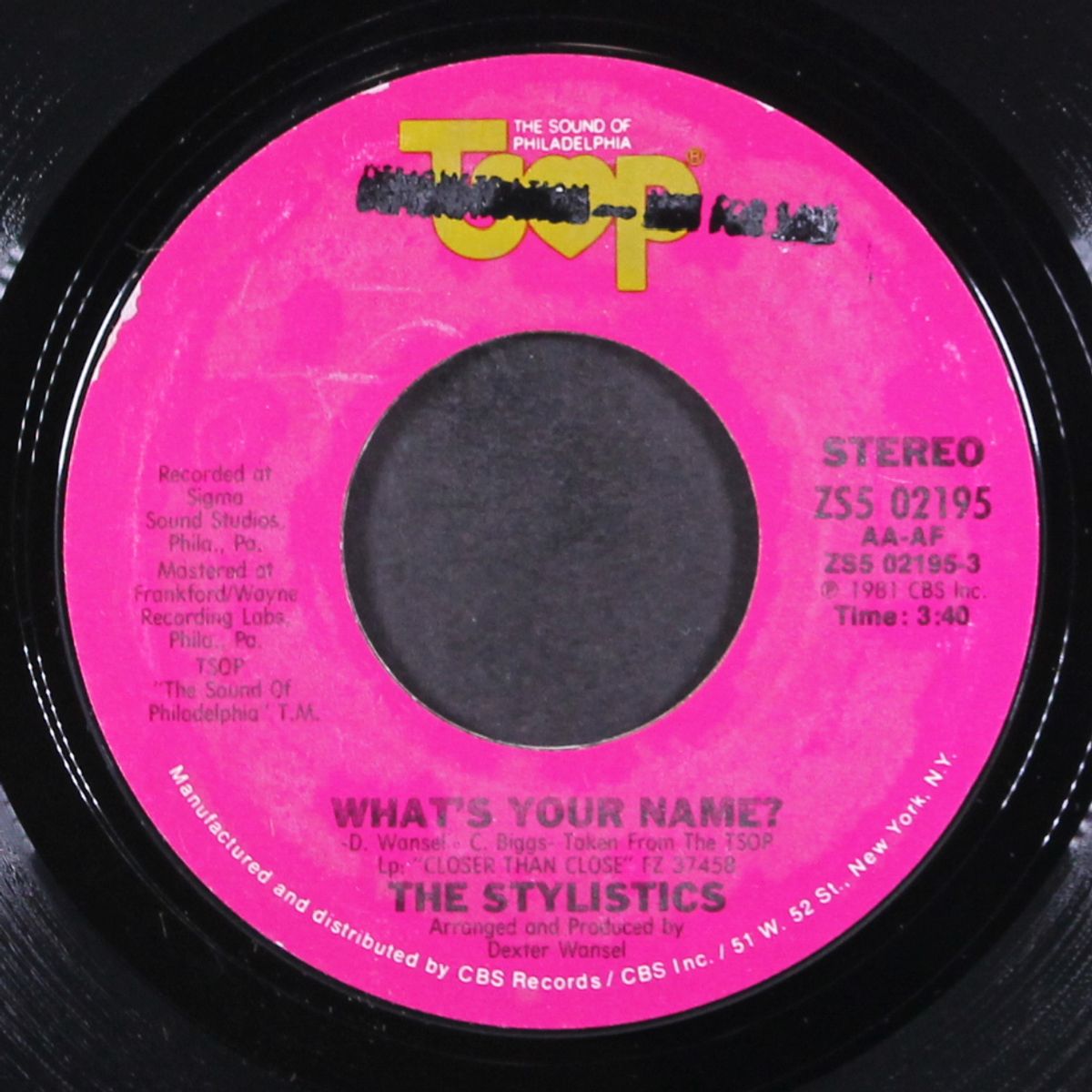 what's your name? / almost there by STYLISTICS