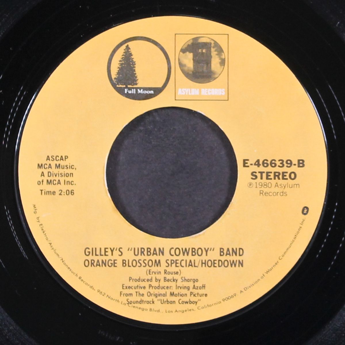 all night long / orange blossom special/hoedown by JOE WALSH / GILLEY'S "URBAN COWBOY" BAND