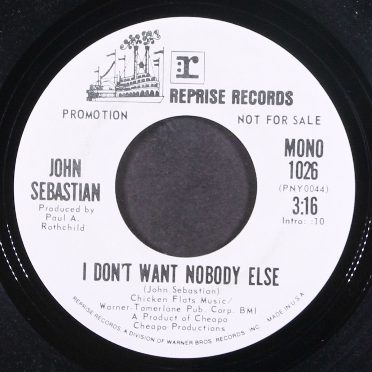 i don't want nobody else / mono by JOHN SEBASTIAN