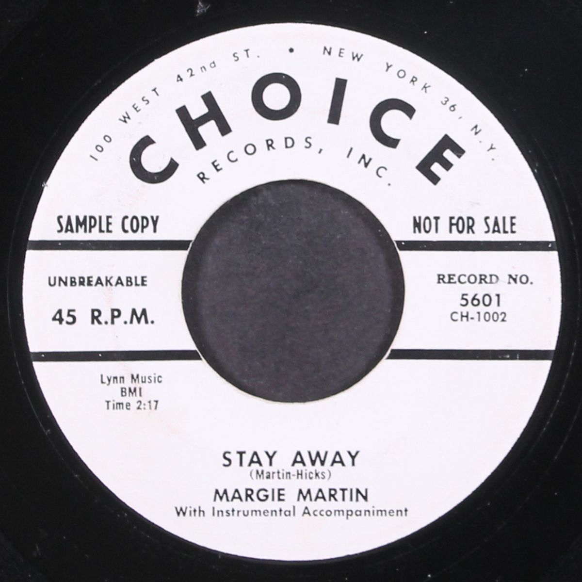 wandering love / stay away by MARGIE MARTIN