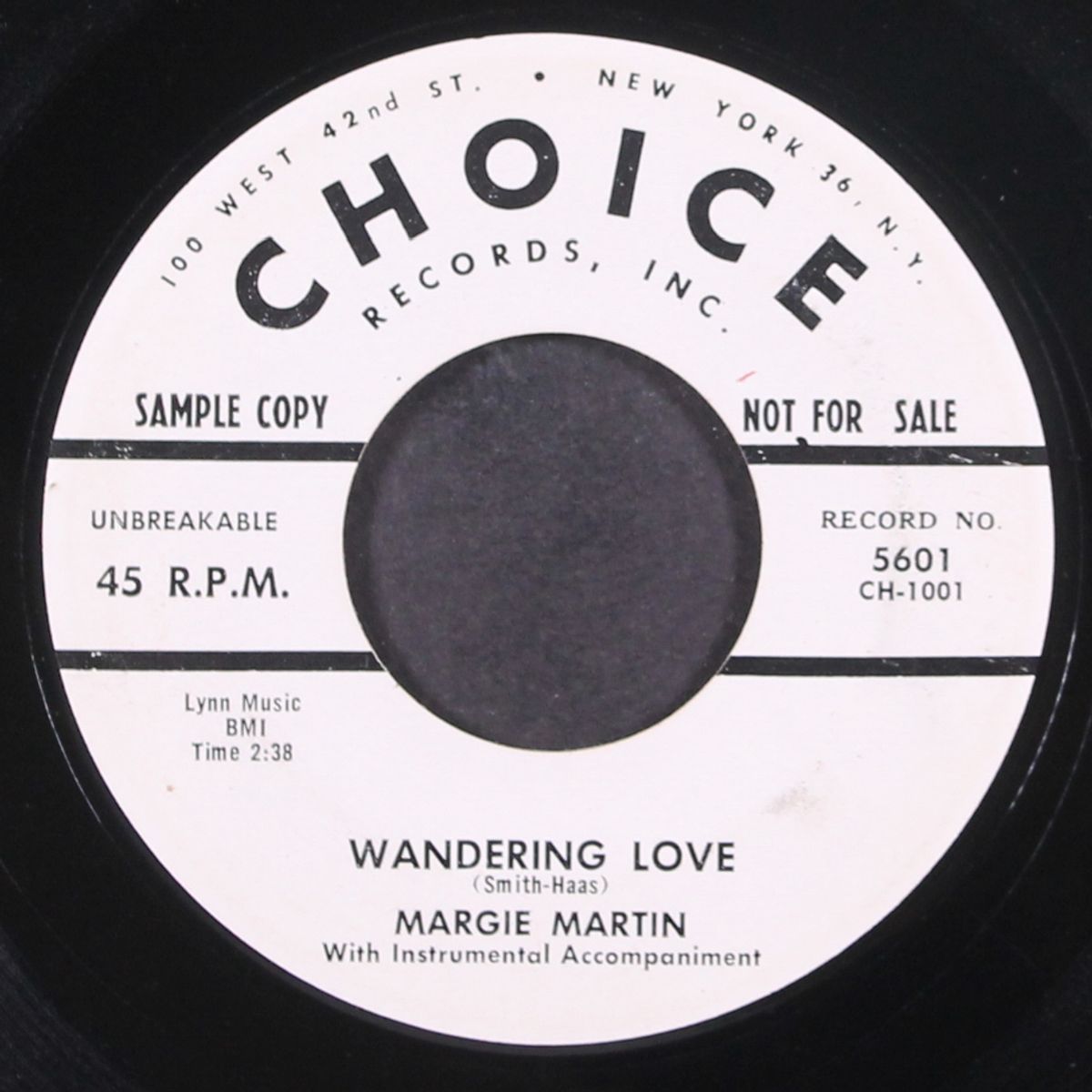 wandering love / stay away by MARGIE MARTIN