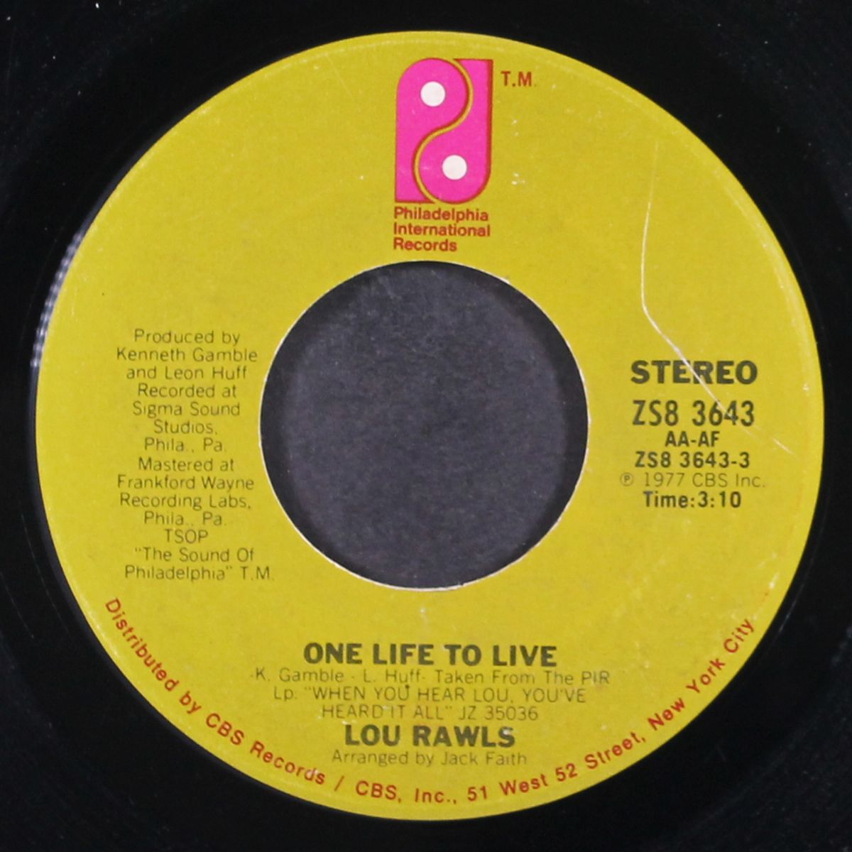 one life to live / if i coulda, woulda, shoulda by LOU RAWLS