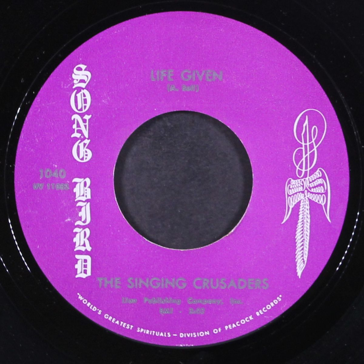 life given / jesus by SINGING CRUSADERS