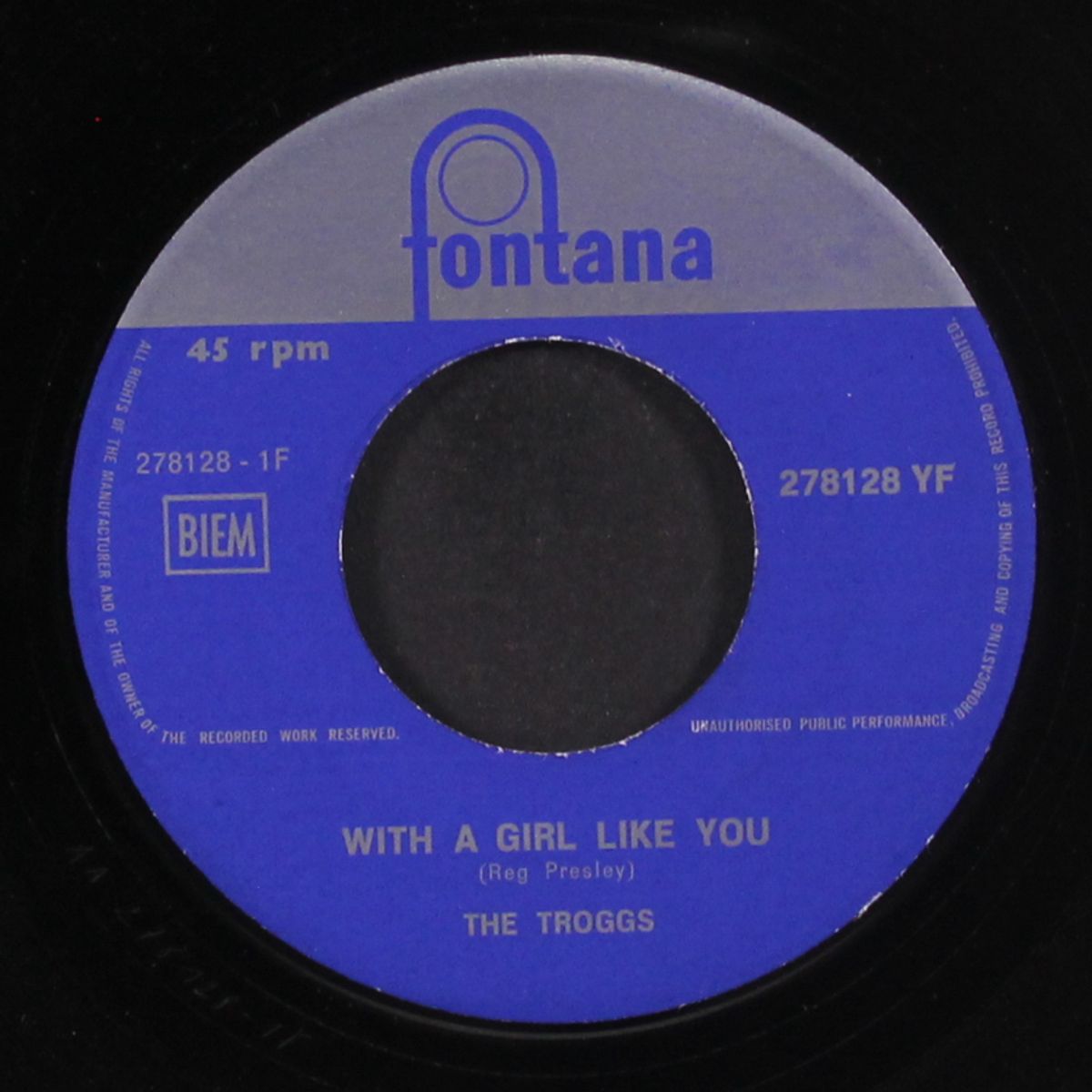 with a girl like you / i want you by TROGGS
