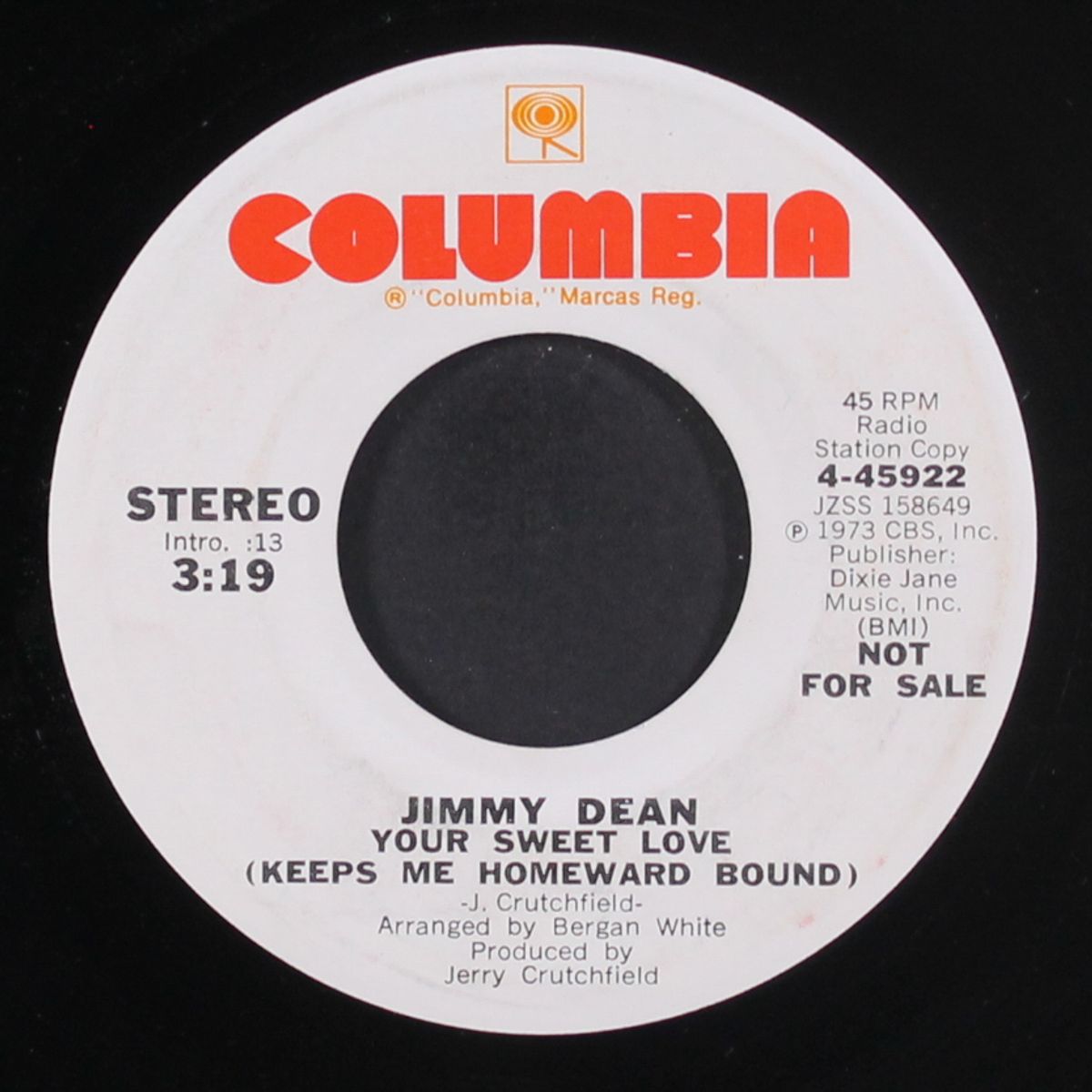 your sweet love (keeps me homeward bound / mono) by JIMMY DEAN