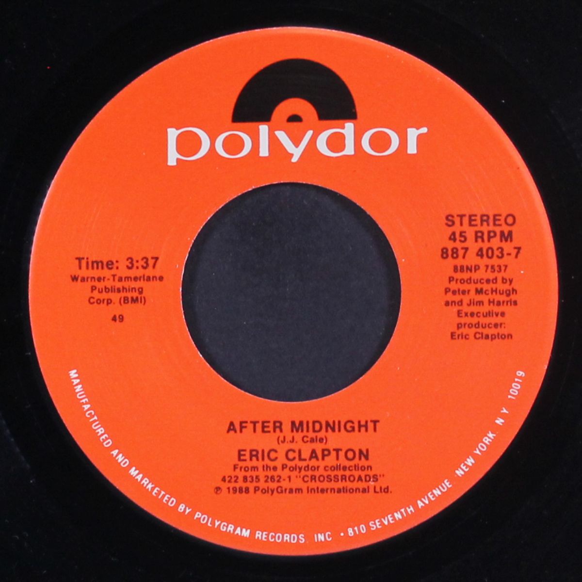 after midnight / i can't stand it by ERIC CLAPTON