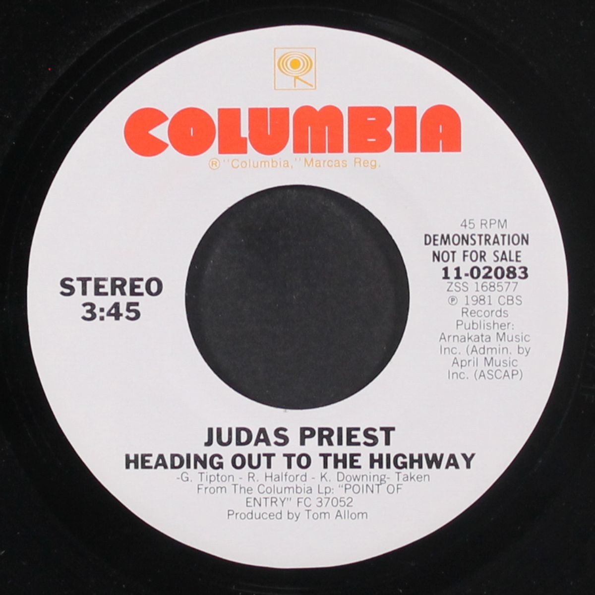 heading out to the highway by JUDAS PRIEST