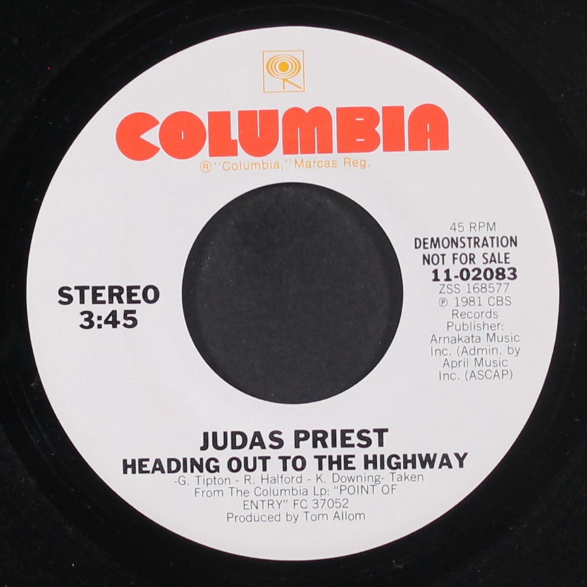 heading out to the highway by JUDAS PRIEST